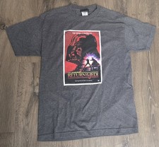 Star Wars Return of the Jedi Darth Vader Medium Gray Short Sleeve T-Shirt