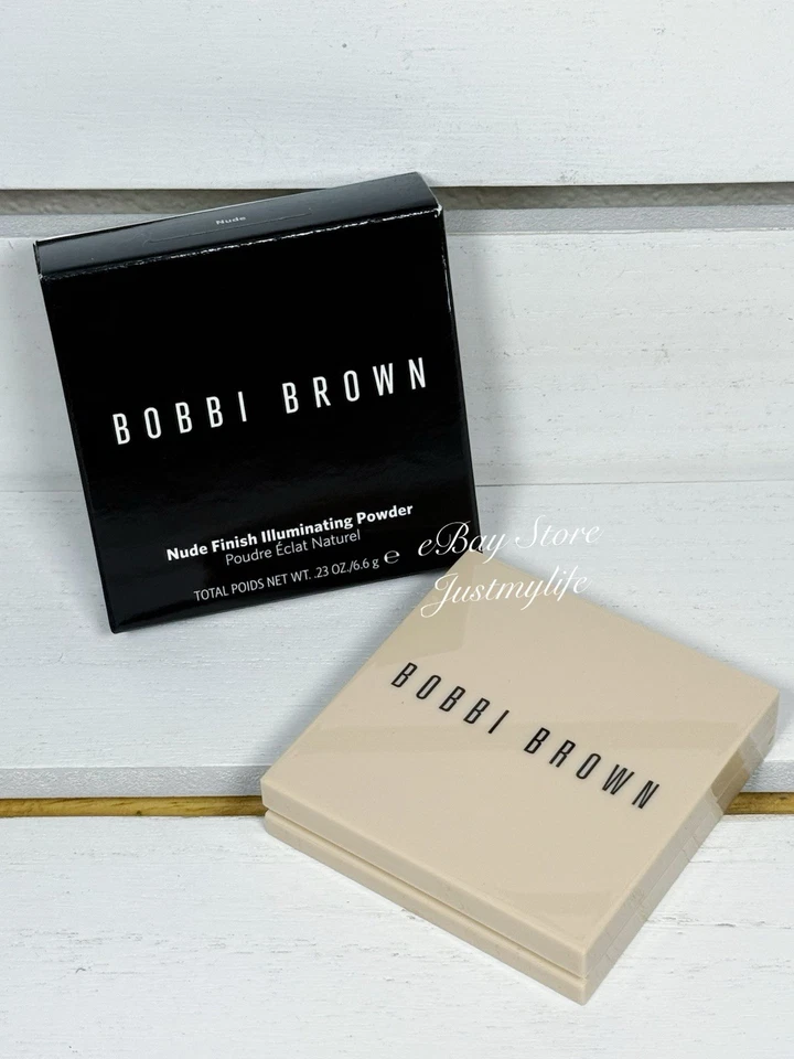 ~NUDE~ Polvo Iluminador Bobbi Brown Acabado Nude, Tamaño Completo 0.23oz/6.6g, Nuevo en Caja Foto 3 de 4