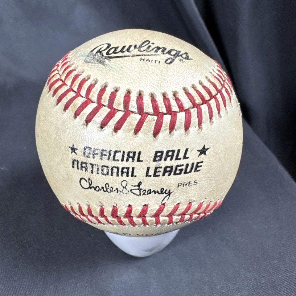 ✨Vintage 1982 Ron Cey Autographed Baseball Chicago Cubs Rawlings Fenney ✨ - Image 3 of 4