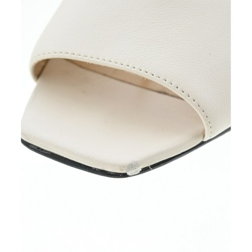 Jimmy Choo Pantoletten Sandalen Absatz Leder Elfenbein EU39 US8,5 Japan Kostenloser Versand GEBRAUCHT - Bild 18 von 24