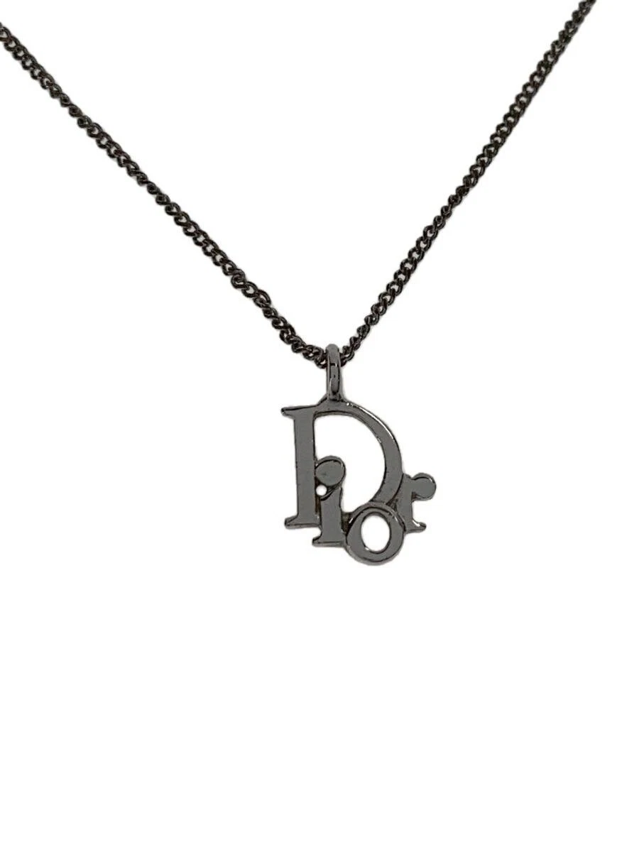 Collana Christian Dior Trotter Top Argento Donna Usata