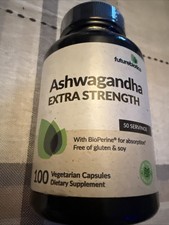 "Extra Strength Ashwagandha for Stress Relief  Mood Support - 100 Veg Capsules"