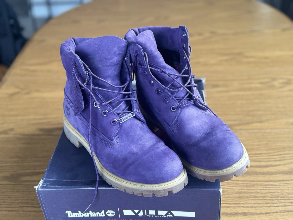 Timberland 紫色男靴| eBay