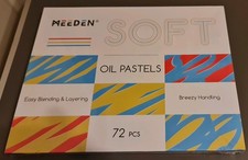 MEEDEN Soft Oil Pastels Set: 72 lebendige Farben Ölpastelle für Künstler Anfänger