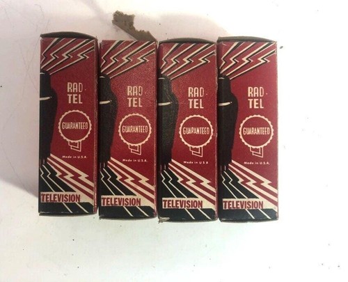 3 Vintage Rad-Tel Sylvania 6AU6 NOS Electron Vacuum Radio Amplifier Röhren in Box