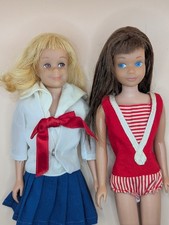 Restored 1960s Vintage Barbie Skipper Skooter Best Friends Lot Redressed
