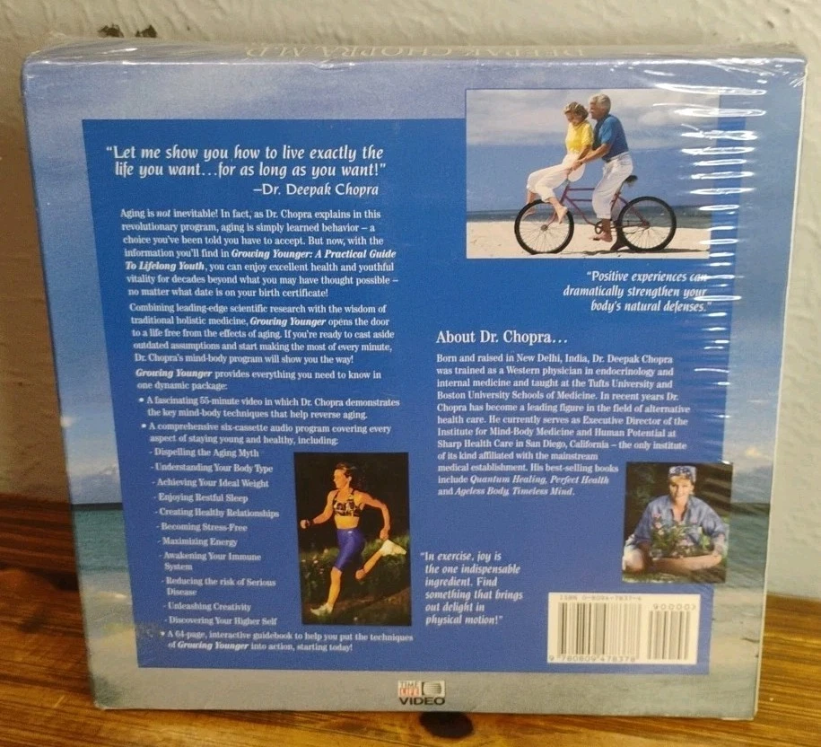 DEEPAK CHOPRA M.D. Growing Younger Guide to Lifelong Youth NEW Sealed BOX - Image 3 of 4