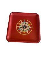 Vintage Geometric Design Small Vintage Collectible Tray Merck Sharp & Dohme