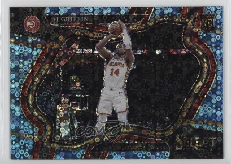 2022 Select Courtside Light Blue Disco Prizm 30/99 AJ Griffin #274 Rookie RC lz7