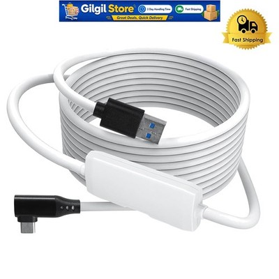 USB 3.0 VR Link Cable 16FT - Fast Charge & Data Transfer for Oculus Quest 2