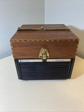 VTG Bell  Howell Slide Cube 975q Projector With Cover Working Needs New Bulb