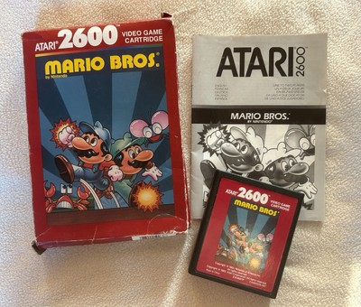 Vintage Boxed Atari 2600 ''Mario Bros.'' Spiel