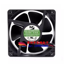 M DA12038B24HA 12038 DC30V 0.41A 12CM 2-Wire Cooling Fan