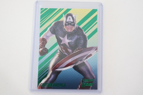 Marvel Fleer Ultra Avengers Achievement Thor #0 Capitán América #00 2022 conjunto antiguo - Imagen 3 de 6