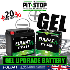 GEL UPGRADE BATTERY for Honda TRX350 Fourtrax (00-06) - YTX14 - FULBAT FTX14