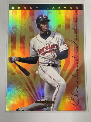 KENNY LOFTON *** 1995 Donruss Leaf Limited GOLD PRISM FOIL #18  Baseball Card