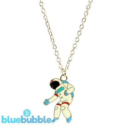 bluebubble SPACE AGE Halskette Funky Kostüm Galaxy Star süß Kitsch Retro UK