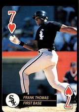 1992 U.S. Playing Card Co Baseball Aces Playing Cards #7H Frank Thomas White Sox