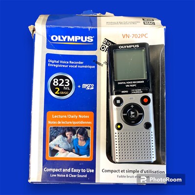 Olympus VN-702PC Handheld Digital Voice Recorder - Reliable and Versatile Record