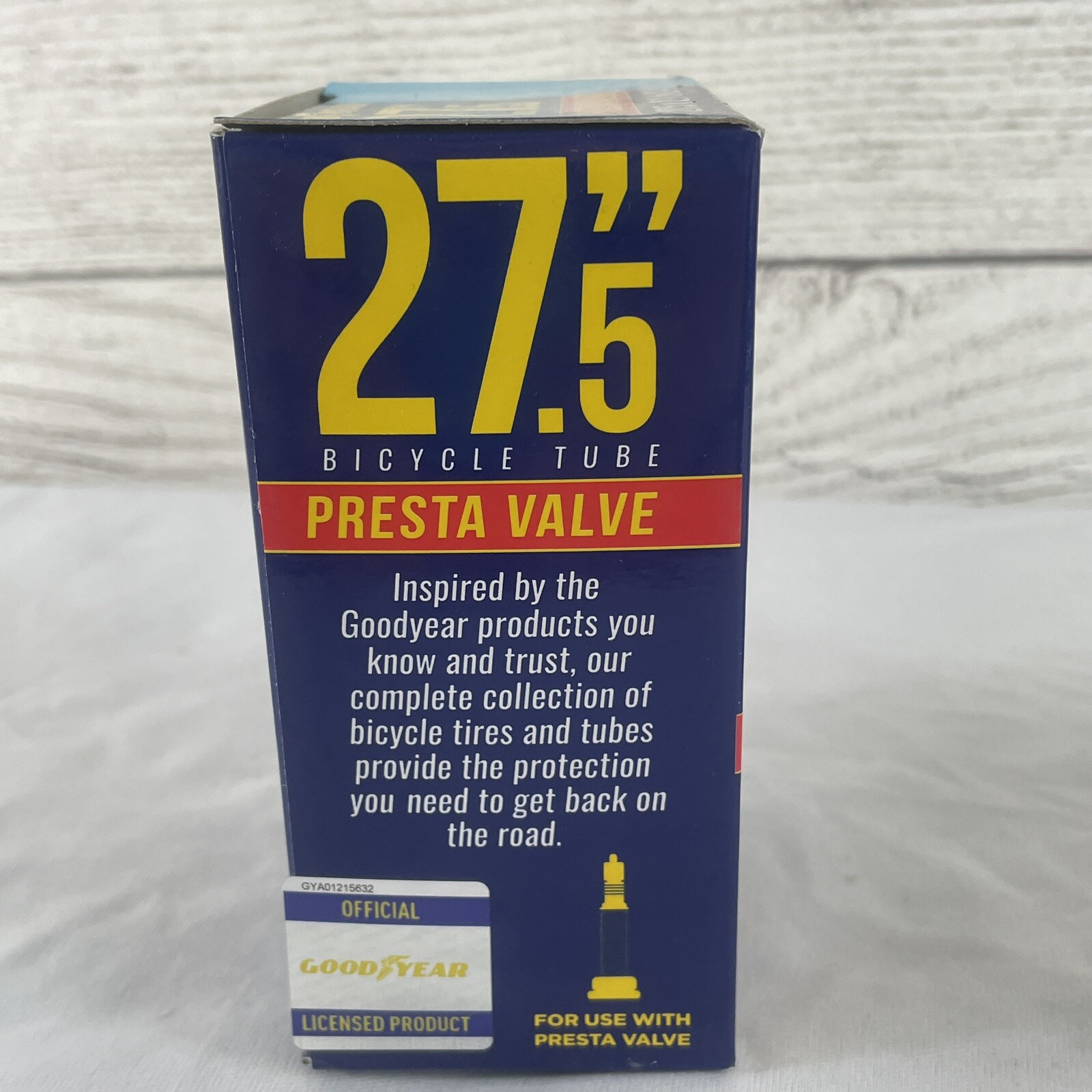 Goodyear 2 Pack 27.5 in x 2.12.4 Bicycle Inner Tubes Presta Valve Tire
