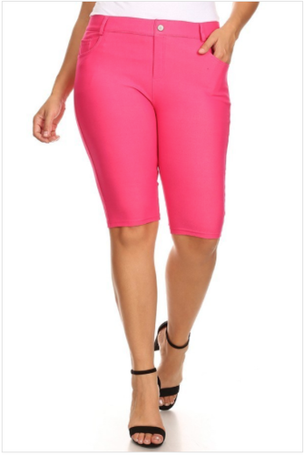 Yelete Bermuda Short Jeggings - Size 3X 