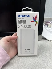 Adata Portable Power Bank 10000 mAh External Battery Backup White