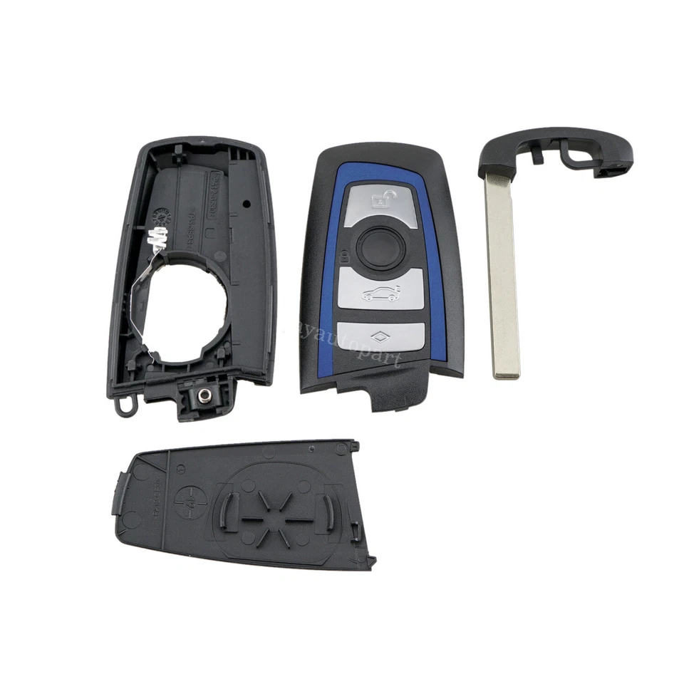 Carcasa de 2 llaveros para BMW F30 F31 F32 F33 F36 F22 2014 2015-2019 Smart Case 4B Foto 2 de 4