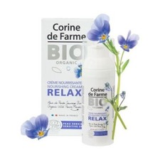 CORINE DE FARME CREME BIO VISAGE NOURRISSANTE RELAX A LA FLEUR DE PENSEE 50ML