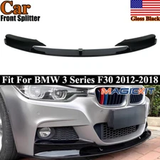 For 2012-18 BMW F30 3 Series Sedan M Sport Bumper Performance Front Lip Splitter