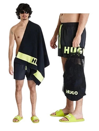 Пляжный комплект HUGO CRUISE Schwarz Badeshort Badetuch 50515502-001 20190₽