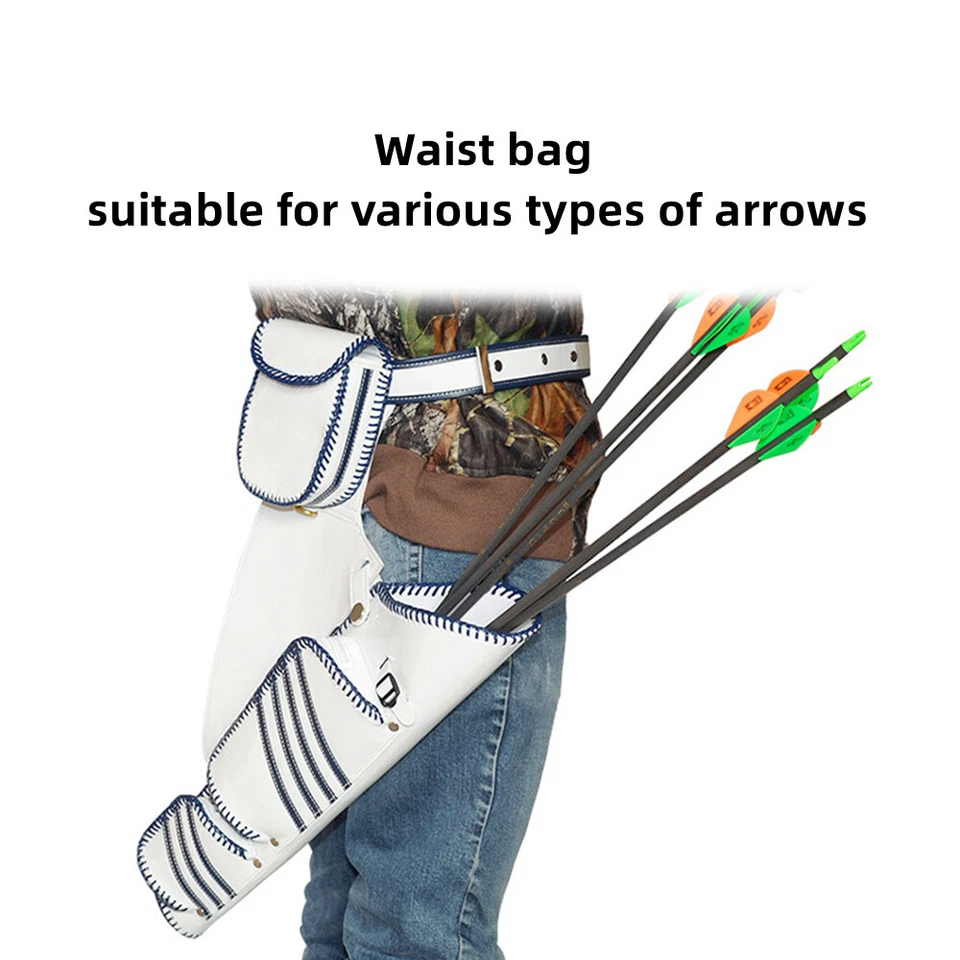 Archery Hip Arrows Quiver Waist Hanged Bag for Compound Bow and Recurve Bow - Image 3 of 4