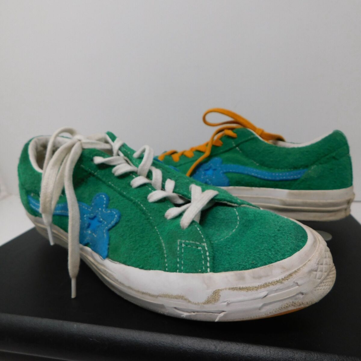 Golf Le Fleur Womens Size 8 Converse One Star Blue Green Golf Le Fleur Womens Size 8 Converse One Star Blue Green