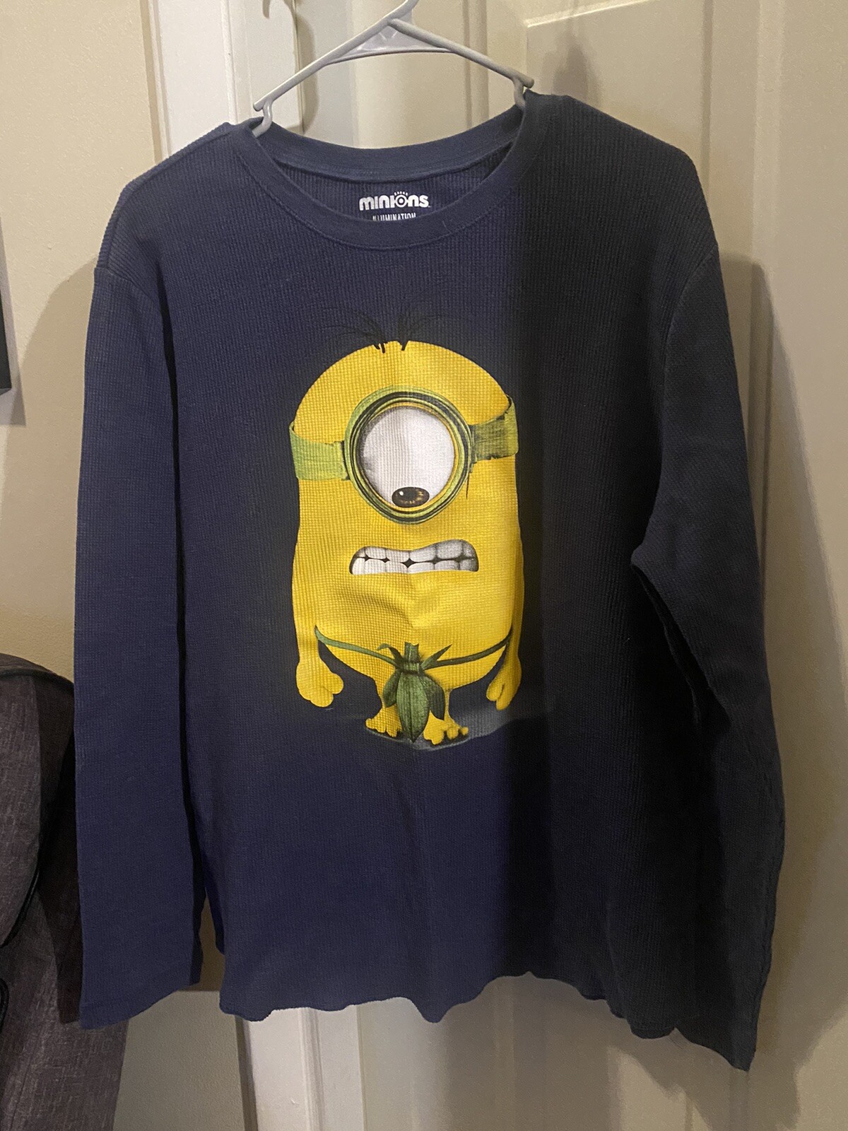 Spreadshirt Minions Stuart Bob Kevin Out Of Office Mok Tweekleurig