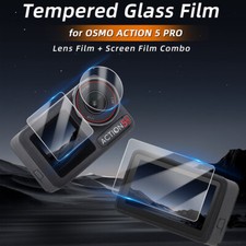 Tempered Film Lens Protection Film Display Film Part for DJI OSMO ACTION 5 PRO