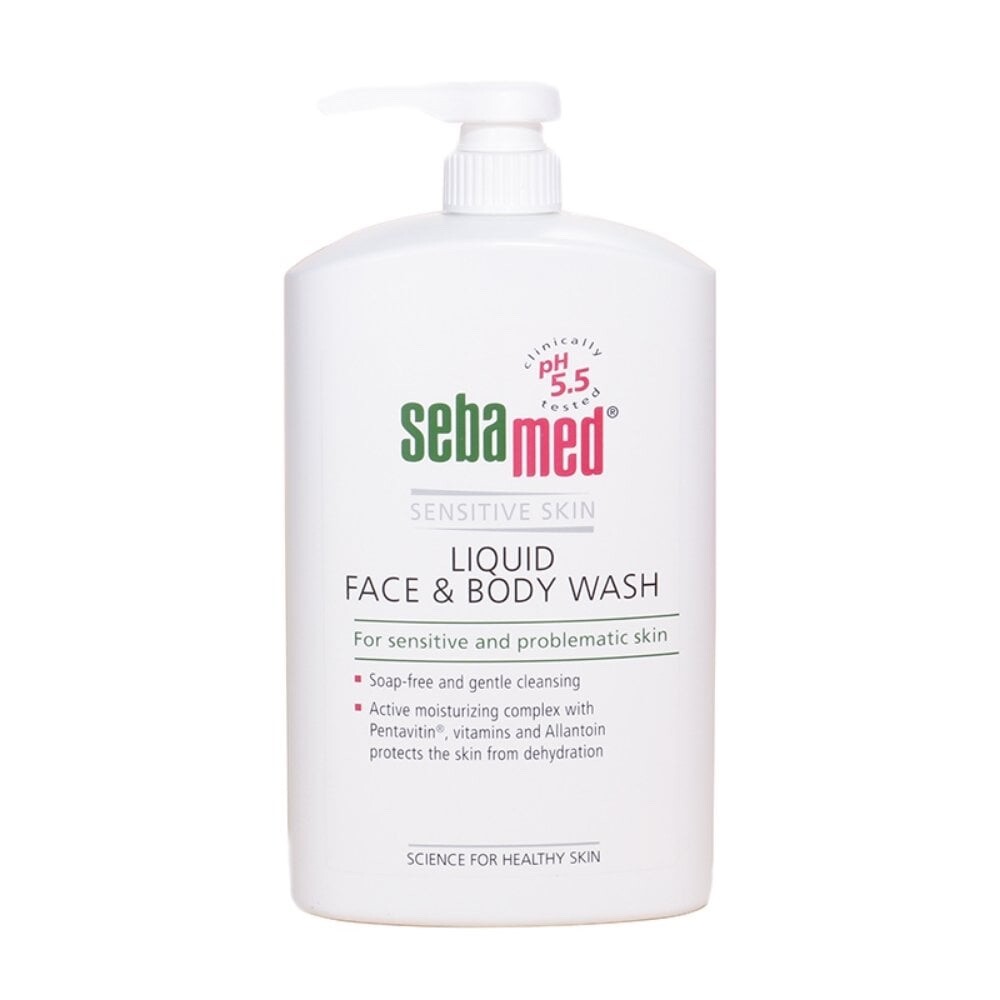 Sebamed Skin Sensitive Liquid face Body Wash Expire 01/26 1000ml