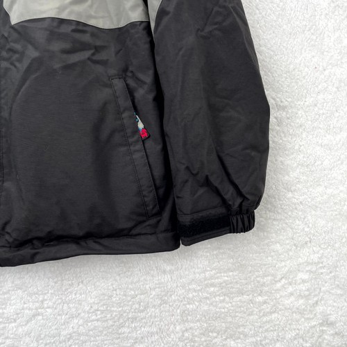 Burton Jacket Boys Extra Large Black Blue Snowboarding Coat Ski Hooded Full Zip - Picture 2 of 12