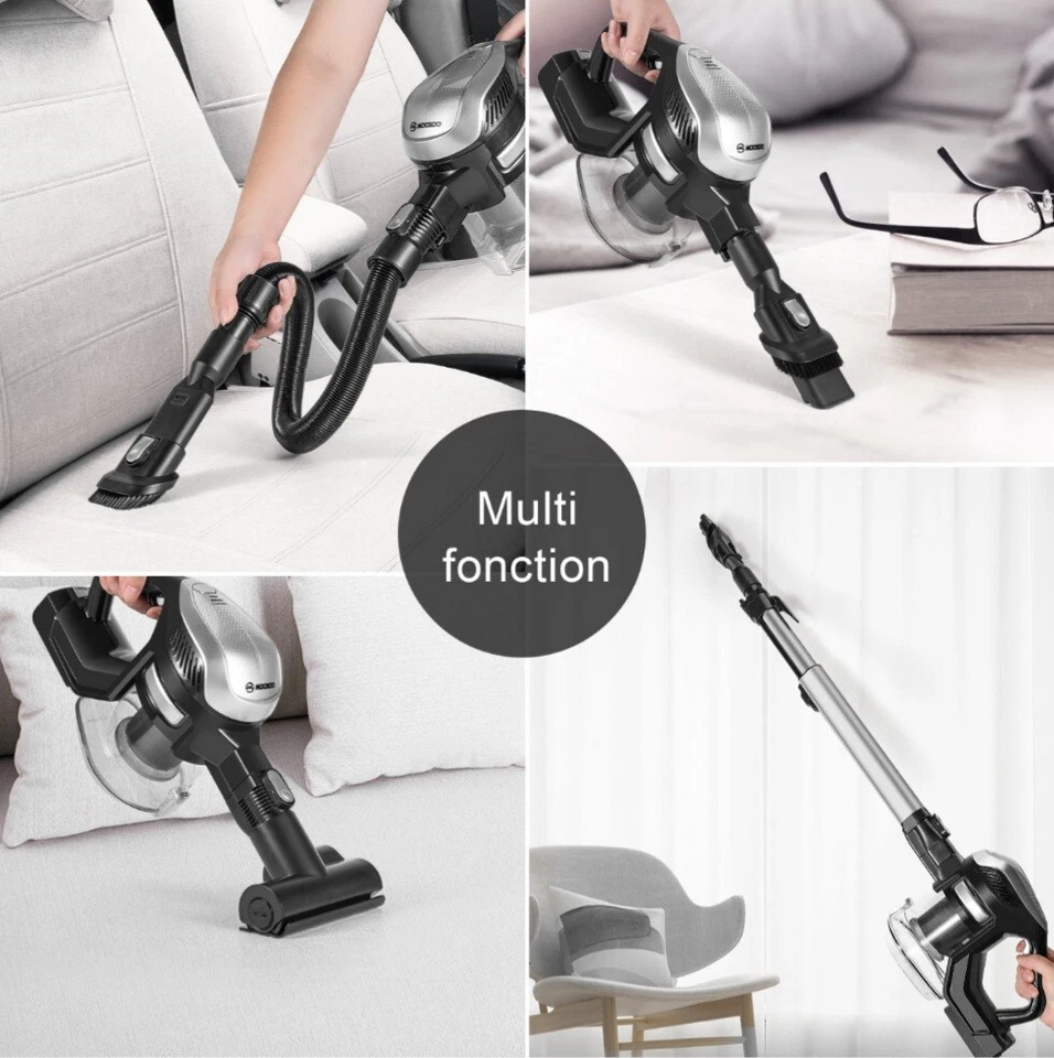 Moosoo M8-Plus 25kpa Cordless Vacuum Cleaner 250W, Cup1.3L 2200mah - Image 2 of 4