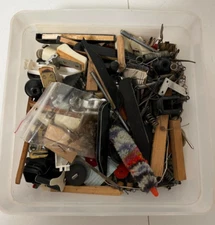 Vintage Accordion Spare Parts Bundle, Used, Mixed Components - 1 kilo in total