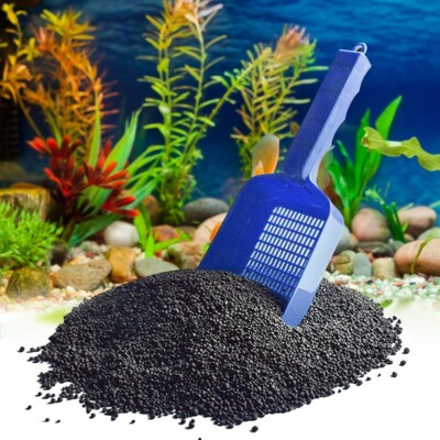 #ad ABS Plastic Multifunction Aquarium Water Leaking Sand Shovel Fish Tank Practical $8.22