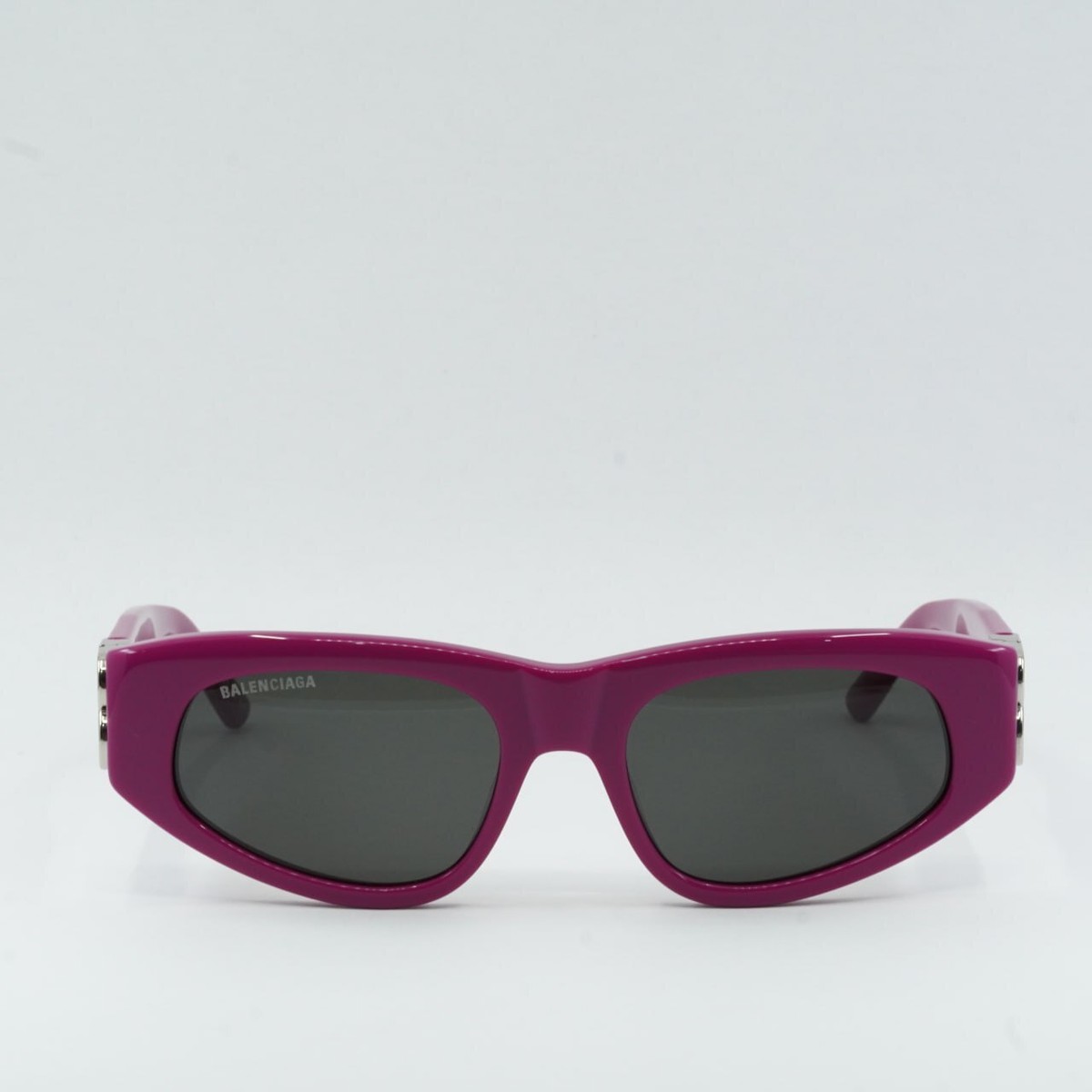サングラス BALENCIAGA Woman Sunglasses Fuchsia BB0095S 017 BALENCIAGA BB0095S 017 Fuchsia/Grey 53-19-135 Sunglasses New