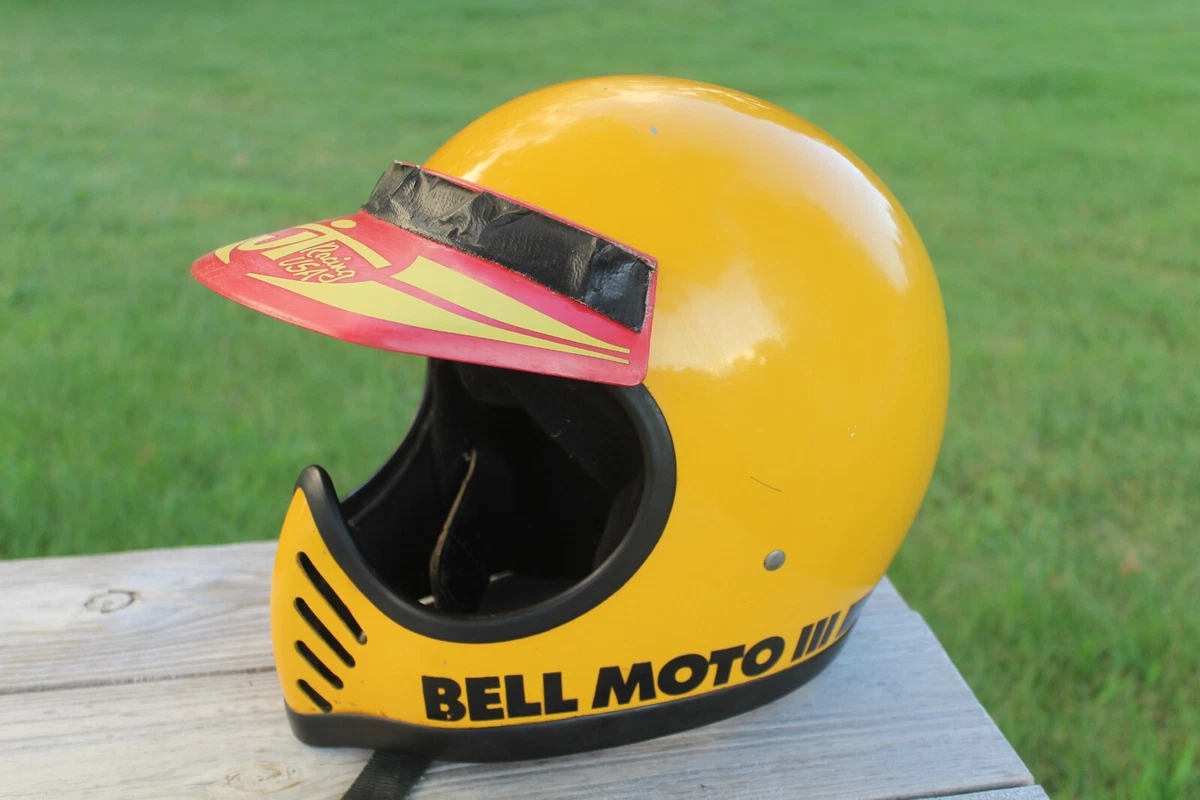 Bell moto 3 classic dirt bike helmet, moto III | eBay