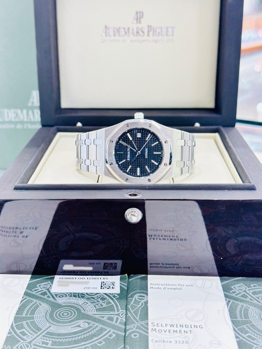 Audemars Piguet Royal Oak 39mm Selfwinding Black Dial 15300ST.OO.1220ST.03  B/PPR | eBay 15300st 00.1220 st 03