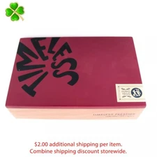 Timeless Prestige Robusto Empty Wood Cigar Box 8.5" x 5.5" x 2.25"