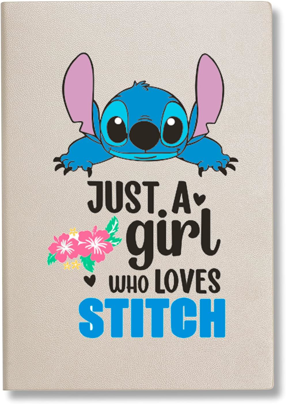 Stitch Ohana A5 Leather Journal Notebook Perfect Gift for Disney Fans