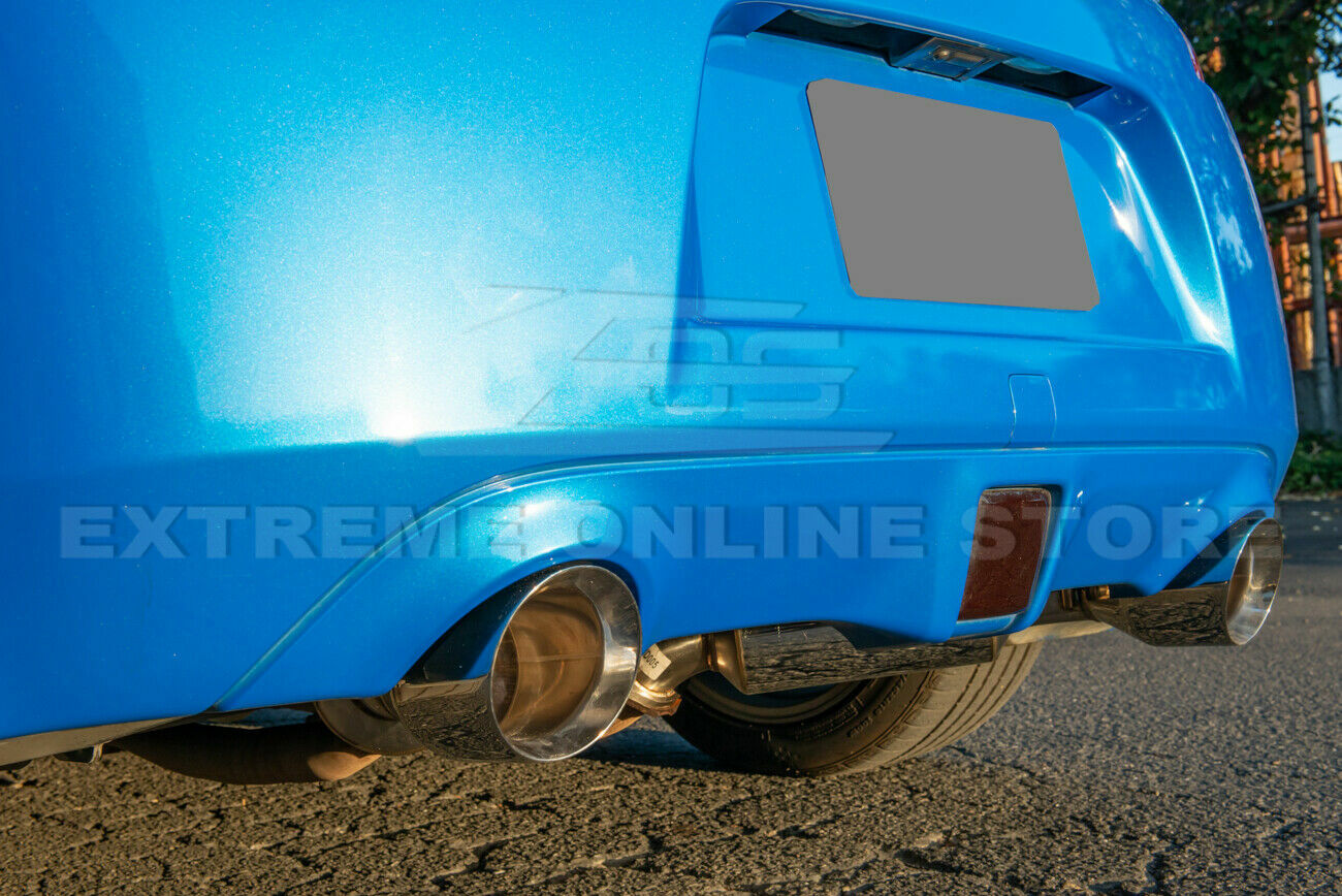 Axle Back 4.5 Inch Dual Tips Exhaust For 09Up Nissan 370Z Z34