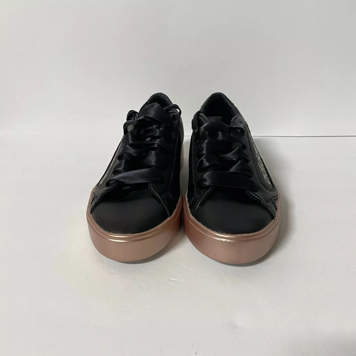 Adidas Originals Sleek Sneakers Black Rose Gold Copper EG7747