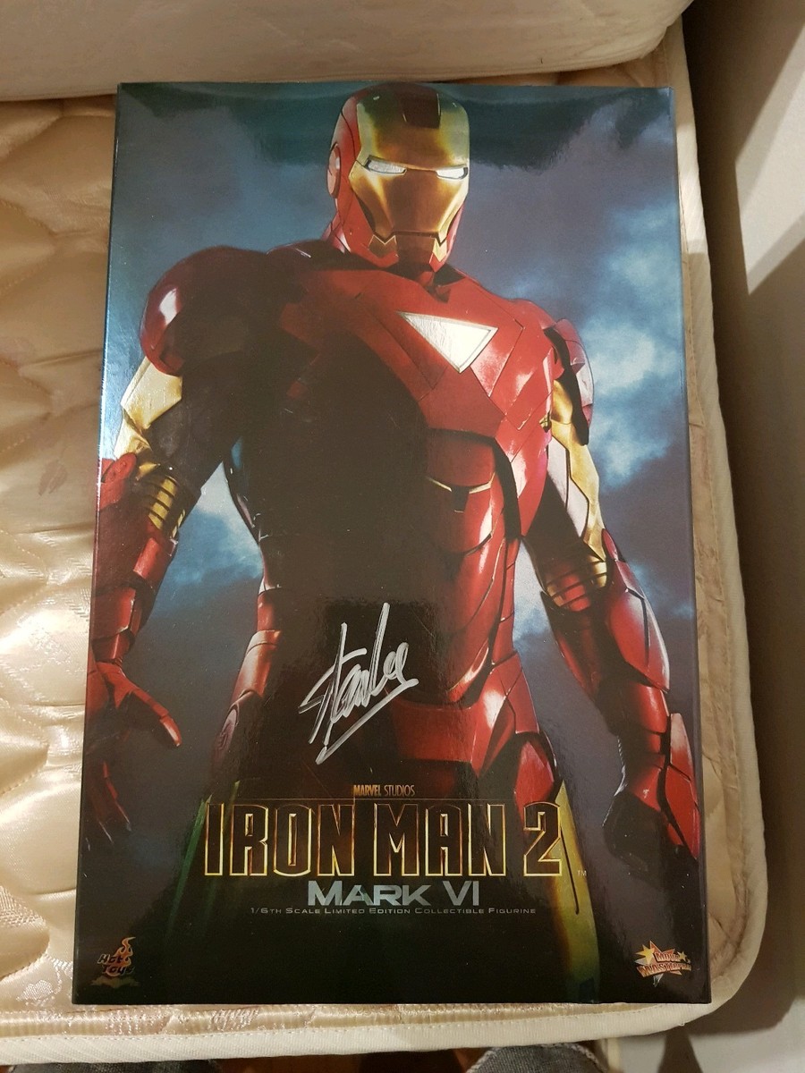 SIGNED Hot Toys Iron Man 2 Mark VI 6 (Collector's Edition SIGNED Hot Toys Iron Man 2 Mark VI 6 (Collector's Edition