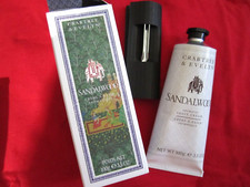 CRABTREE EVELYN AROMATIC SANDALWOOD SHAVE SHAVING CREAM 3.5oz TUBE NEW OLD STO