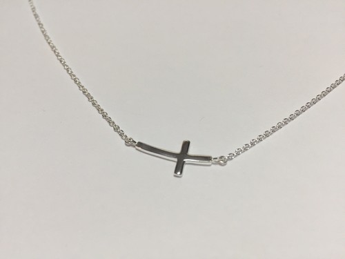 925 Sterling Silver Small Curve Sideway 
