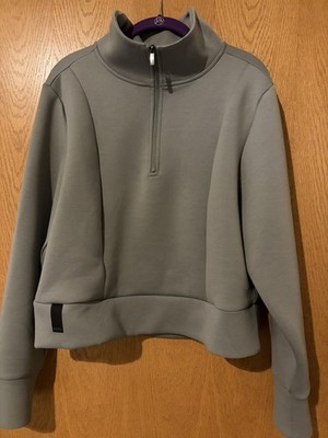 UNRL Women s Large Eucalyptus Luxbreak 1/2 Zip  Pullover